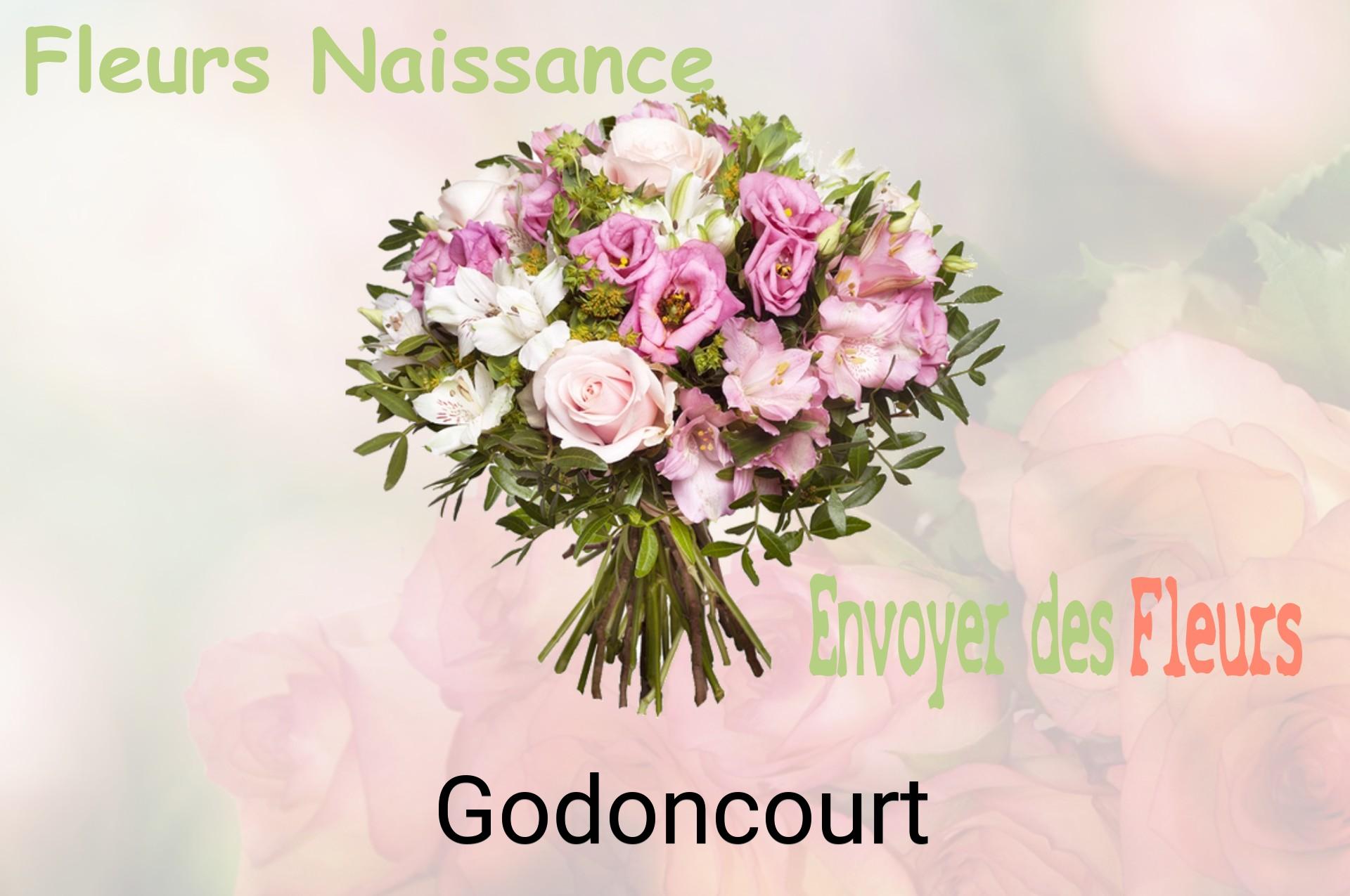 Bouquet de fleurs de naissance livré à Godoncourt